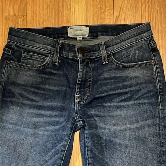 Current/Elliott | The Stiletto destroyed denim crop ankle jeans Women’s size 27 - Picture 5 of 10